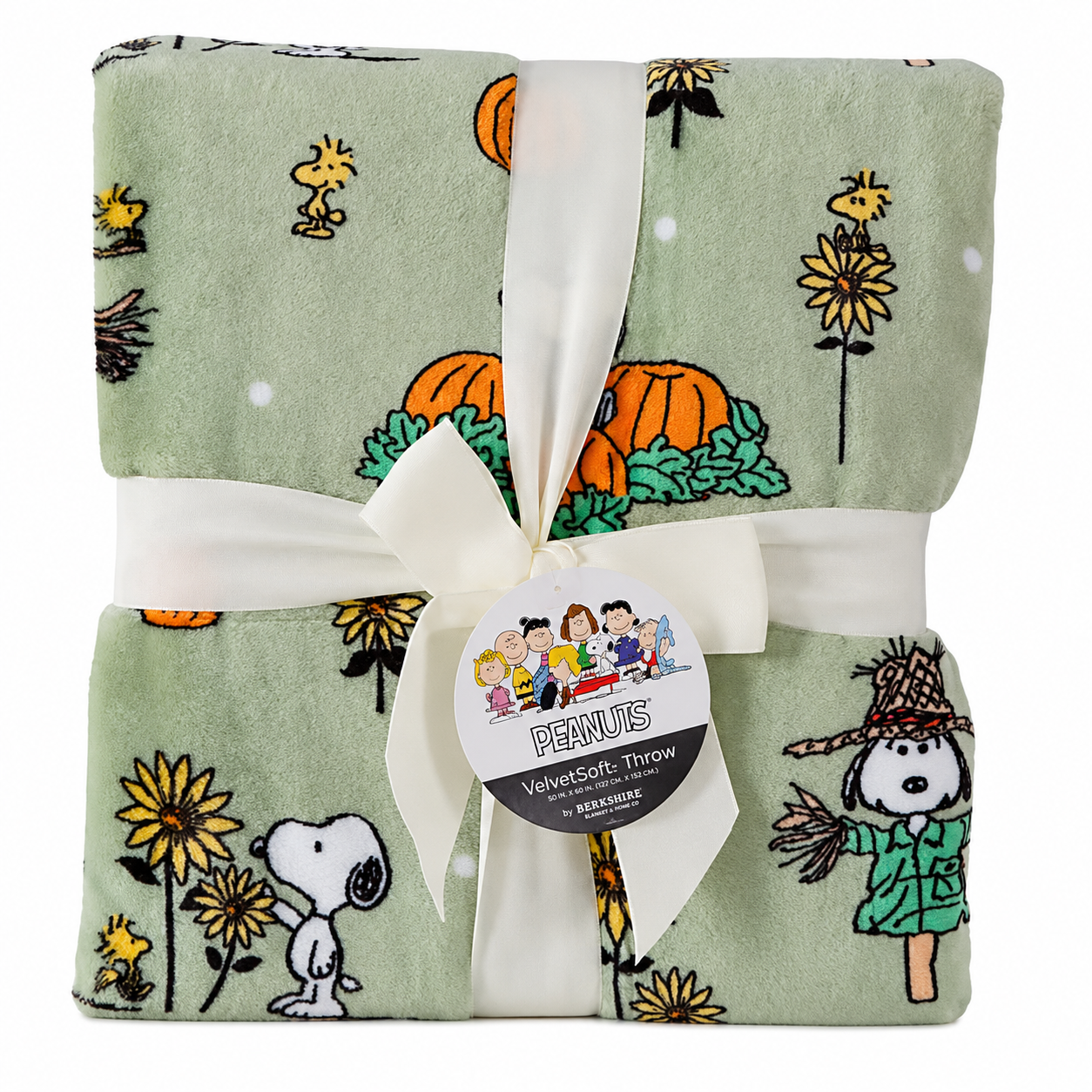 Peanuts Harvest Plush Throw Gift Packaging