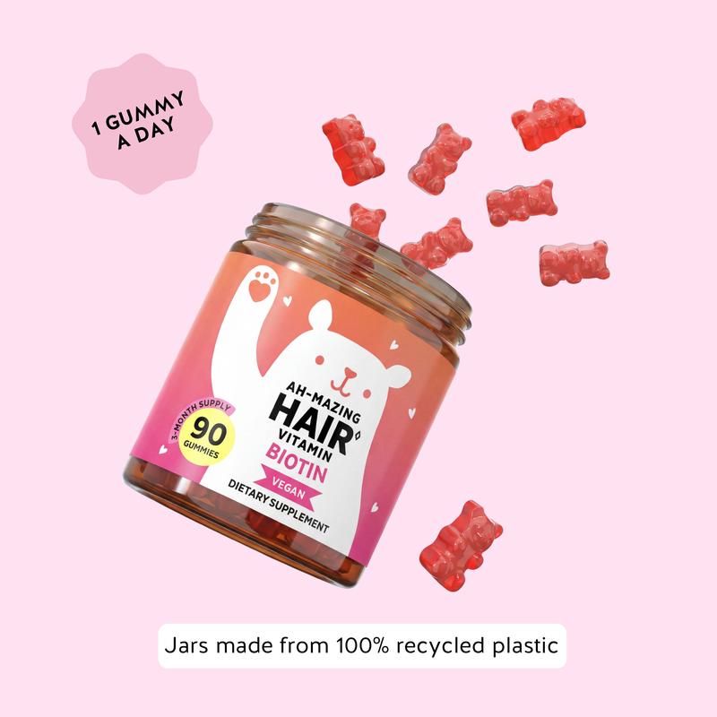 Biotin Gummy Bears for Hair Growth, Skin & Nails