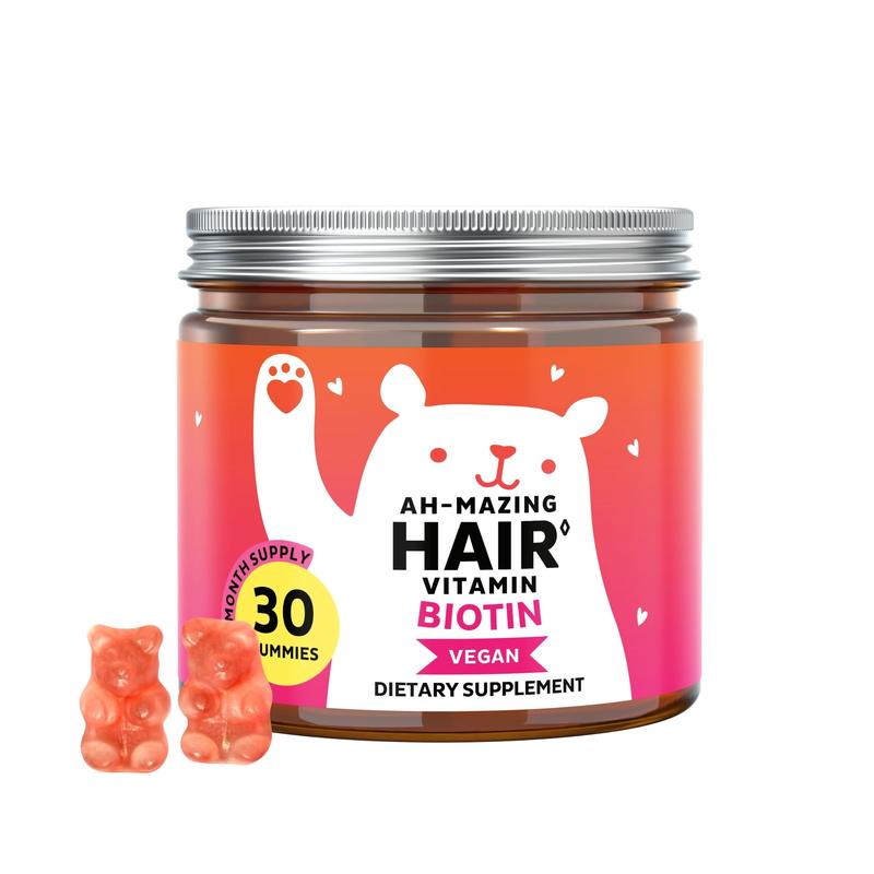 Biotin Gummy Bears for Hair Growth, Skin & Nails